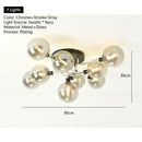 Axyaa Glass Ball LED Ceiling Light - Nordic Modern Living Room Bedroom Lighting