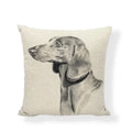 Axyaa Cute Animal Painted Cushion Covers for Home Decor and Gifts