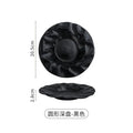 Axyaa Ceramic Pleated Western Dessert Salad Plate Set
