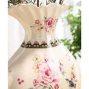 Axyaa Ceramic Vase Dried Flower Arrangement Living Room Decor Ornament