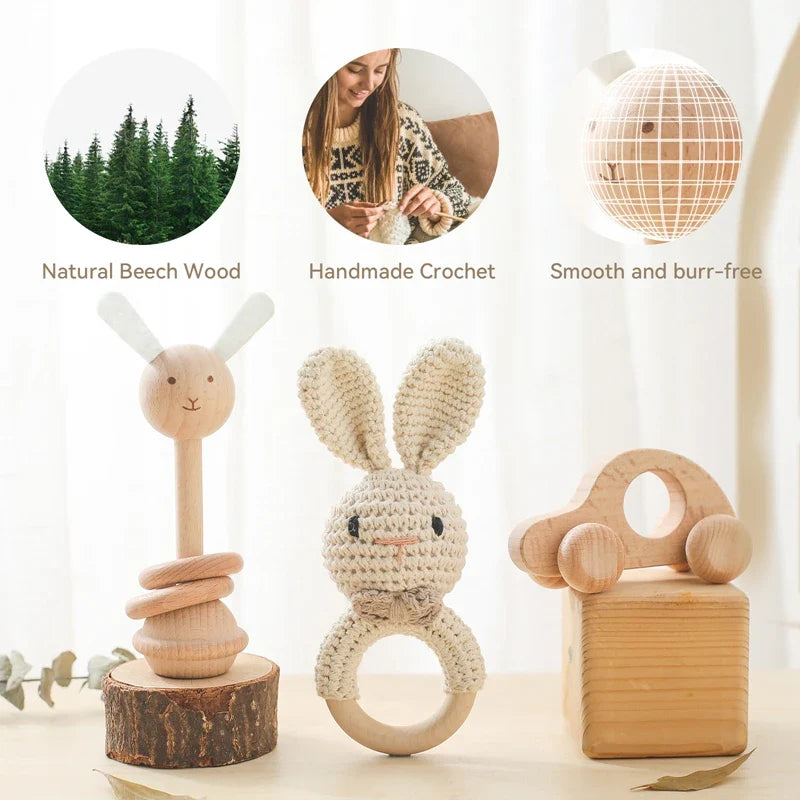 Axya Animal Wooden Building Block Toys for Kids