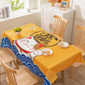 Axyaa Light Luxury Rectangular Tablecloth with Oil-Proof and Anti-Scalding Features