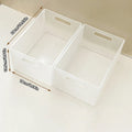 Axyaa Foldable Clothes Organizer Box with Handle for Wardrobe Storage