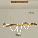 Axyaa Modern LED Pendant Chandeliers for Living Room & Dining Room Lighting
