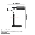 Axyaa Luxury Black Leather Desk Lamp for Hotel Sales Office