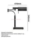 Axyaa Luxury Black Leather Desk Lamp for Hotel Sales Office