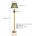 Axyaa Modern Nordic Ceramic LED Floor Lamp for Home Decor