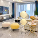 Nordic Silver Metal Floor Lamp by Axyaa - Modern LED Standing Light for Living Room