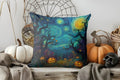 Axyaa Halloween House & Pumpkin Pillow Cover - Sofa, Bedroom & Car Decor