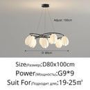 Axyaa Modern LED Glass Chandeliers - Luxury Decorative Lighting