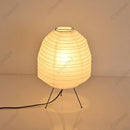Axyaa Wabi Sabi Rice Paper Table Lamps Noguchi Inspired LED Desk Lamp