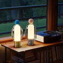 Axyaa Glass Mushroom Table Lamp: Modern Nordic LED Desk Light for Bedroom & Living Room