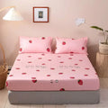 Axyaa Fitted Sheet with Elastic Band for Single/Double/Queen/King Size Mattress