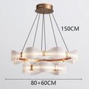 Axyaa LED Chandelier Lighting for Living Room Bedroom Dining Salon Indoor Decor