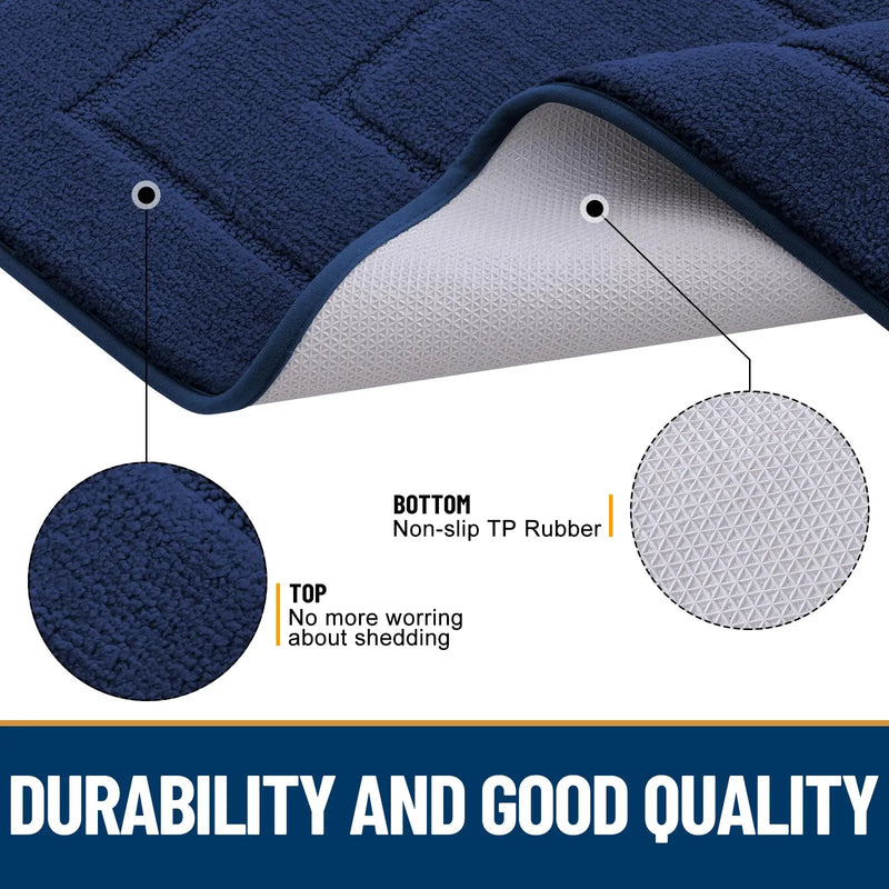 Axyaa Low-Profile Indoor Doormat, Non-Slip Washable Floor Mat for Entryway