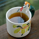Axya Cartoon Cat Ceramic Mug - Cute Coffee Cup, Breakfast Milk Cup, Creative Gift
