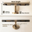 Axyaa Nordic Copper Wall Lamp for Bathroom Washstand, Hallway, Restroom - High Quality Mirror Front Sconce