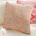 Axyaa French Red Pink Cotton Cushion Cover Set
