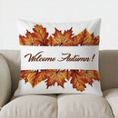 Axyaa Autumn Leaf Decor Pillow Cover for Sofa Bedroom Car