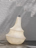 Axyaa Wabi-sabi Style Rice Paper Floor Lamp for Luxurious Decor and Art Exhibitions
