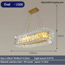 Large Crystal Axyaa LED Chandelier for Living Room & Bedroom Ceiling Lighting