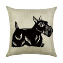Axyaa Linen Pillowcase: Cartoon Digital Print Pattern for Office, Car, Home Sofa