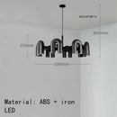 Axyaa Nordic LED U-shaped Chandelier for Living Room, Bedroom, Children's Room - Wall Light