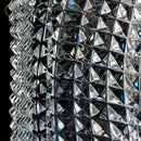 Axyaa Stainless Steel Table Lamp, Italian Luxury Design, Red Fabric Lampshade