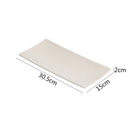 Axyaa Striped Ceramic Sushi Plate | Molecular Cuisine Restaurant Tableware