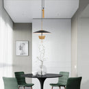Axya Nordic Study Chandelier, Retractable Pendant Light with Lift Pulley
