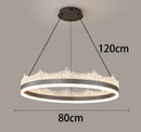 Axyaa Modern Home Decor LED Pendant Light Chandeliers for Living Room