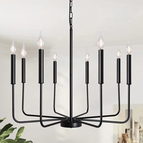 Axyaa American Rural Pendant Chandelier for Living Room Kitchen Bedroom Study