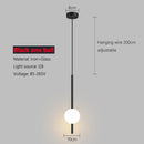 Axyaa Long Line Black/Gold Pendant Light for Bedroom and Living Room Wall Decor