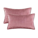 Axyaa Velvet Throw Pillow Cover Set for Sofa Bedroom, Modern Gift Pillowcase