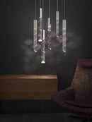 Axyaa Spiral Crystal Chandelier for Modern Villa Living Room