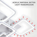 Axyaa Square LED Ceiling Light with Remote Control for Home, Restaurant, Hotel Lighting