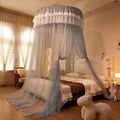 Axyaa Summer Dome Mosquito Net for Bedroom Decor, 1.5m/1.8m Bed, Romantic Canopy Netting