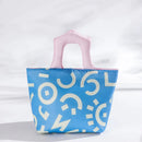 Axyaa Insulated Lunch Box Bag for Students and Office Workers, Graffiti Design