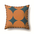 Axyaa Retro Geometric Pattern Cushion Cover for Sofa and Couch Décor