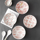 Axya Ramen Ceramic Bowl Set - Large Microwave-Safe Noodle Soup Tableware