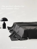 Axyaa Eucalypt Fiber Queen Sheet Set with Cool Silky 60S Lyocell Fiber - Home Bedding