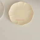 Axyaa Ceramic Dining Plates Set - High-End & Exquisite Breakfast Dessert Tea Plates