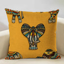 Axyaa Geometric Linen Cushion Cover 45x45CM for Home Sofa Car Decor