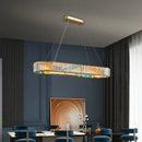 Axyaa Crystal LED Pendant Light Chandelier Living Room Lighting Fixtures