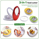 Axyaa Egg Slicer Chopper Stainless Steel Fruit Salad Cutter Kitchen Gadget