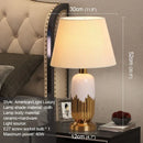 Axyaa Modern Ceramic LED Table Lamp - Green Nordic Design for Home Decor