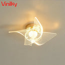 Nordic Acrylic LED Ceiling Light for Bedroom by Axyaa - Creative Fixture