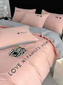 Axyaa Nordic Luxury Egyptian Cotton Bedding Set: King Queen Double Twin Size