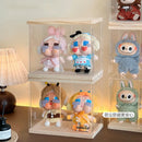 Axyaa Acrylic Doll Display Cabinet: Large Capacity Dustproof Organizer & Desktop Storage Solution