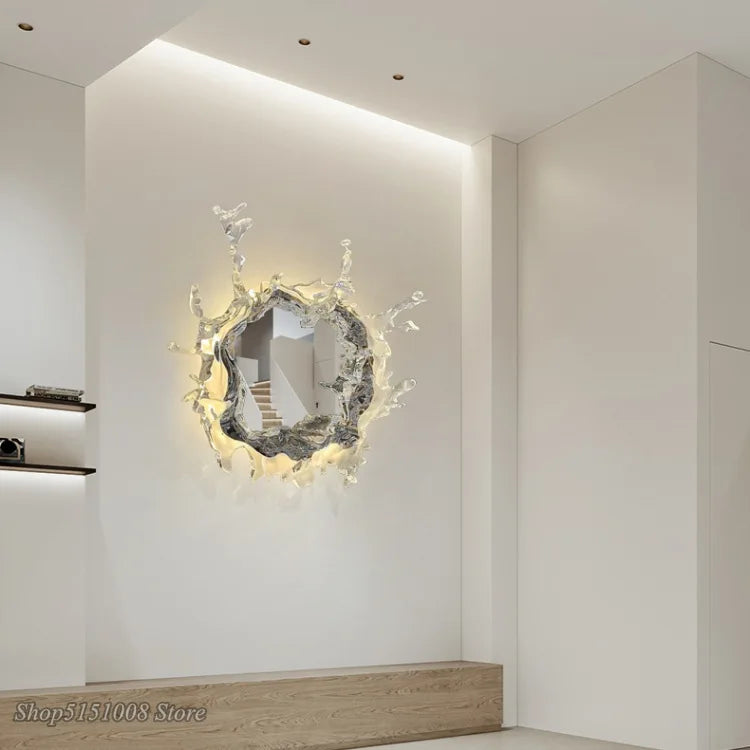 Axyaa Water Drop LED Wall Light for Bathroom Vanity Hallway Home Decor